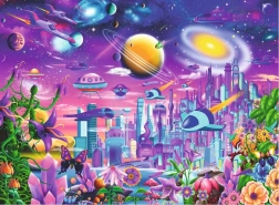 Ravensburgeri pusle „Kosmose linn“ XXL, 200 tükki
