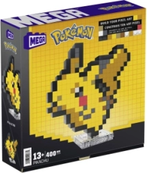 Mega Pokémon Pikachu piksellikunst – 3D-figuuri ehituskomplekt