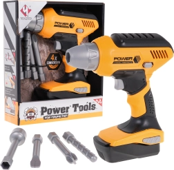 Interaktiivne lastetrell 3+ kollane 4 vahetatava otsiku ja eemaldatava akuga