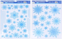 Window decoration Snowflakes 41 × 29 cm Christmas