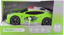 Patareidel töötav sportauto