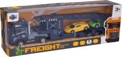 Metallist veok koos autodega inertsmootoriga 42 cm, valguse ja heliga