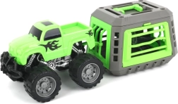 Maastikuauto puuri ja dinosaurusega – mängukomplekt