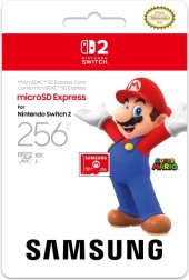 MicroSD Express 256 GB SAMSUNGi mälukaart Nintendo Switch 2 jaoks