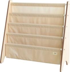 3 Sprouts raamaturiiul recycled solid/beige