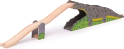 Bigjigs Raili dinosaurusesild puidust rongiradadele