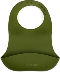 Silikoonist põll NEW BABY oliivroheline