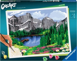 Numbrite järgi maalimine CREART Premium B – Dolomiidid