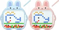 Magnetmosaiik jänkukujulise tahvli, pliiatsi ja näidistega