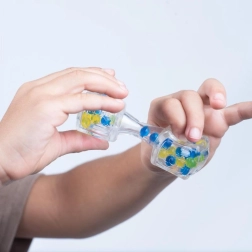 Fidget Blox Sound – lõõgastav kuubik – sinine ja kollane