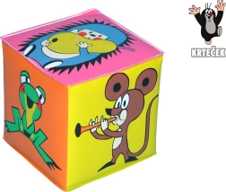 Piiksuv kuubik MUTT MÍŠIKE plastist 7 × 7 cm