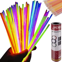 Fluorestseeruvad helendavad pulgad käevõrudeks 100 tk + ühendused