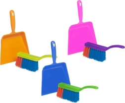 DOHÁNY kids' cleaning set with dustpan and brush (assorted colors)