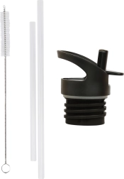 A Little Lovely Company roostevabast terasest pudeli 350 ml sulguri, harjakese ja kõrre komplekt – Vesmír