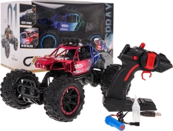 RC-kruiser REAL ROCK suitsufunktsiooniga 1:16 – Punane