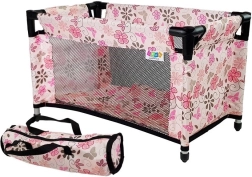 Nukunukk Alice roosa lillemustriga