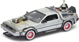 Filmi „Tagasi tulevikku III“ DeLoreani metallist automudel mõõtkavas 1:24