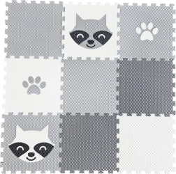 Minideckfloor mängumatt pesukaru ja käpajäljega