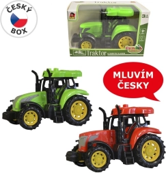 Traktor tšehhikeelse häälega, valguse ja heliga, 14 cm