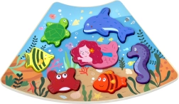 Wooden Insert Puzzle Underwater World – Connectable