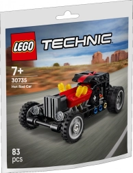 Lego Technic hot rod – automudel liikuvate kolbidega