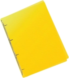 Organizer PP A5 Lines Yellow