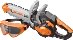 Mootorsaag kaitseprillidega