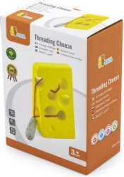 Läbipõimitav juust hiirega – hariv mänguasi lastele 3+