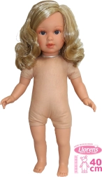 Realistic Doll Lucia 40 cm with Soft Fabric Body