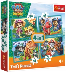 Pusle 4 ühes Tlapková patrola (Paw Patrol) Dino Movie – lood dinosauruste saarelt