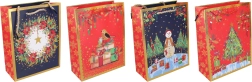 Jõulumotiiviga kinkekott 23x18x8 cm