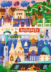 Trefl Puzzle Premium Plus The Art of Colour: Budapest, Hungary 1000 pieces