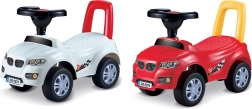 Laste auto kujuline lükatav sõiduk seljatoega, 53 cm
