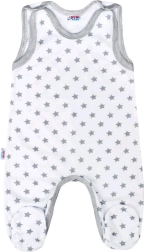New Baby Classic II beebide sipupüksid hallid tähekestega