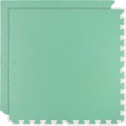 Pehme vahumatt HUMBI 120 × 60 cm, veekindel suur pusle, 2 tk, mündiroheline