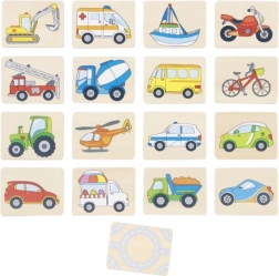 Goki puidust memoriinimäng – transpordivahendid