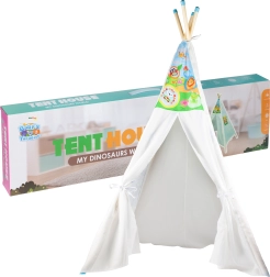 Laste teepee-telk elevandikesega
