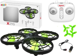 Droon SYMA X26 must, propellerikaitsega