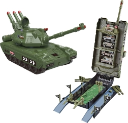 Garaažitank 4 autoga, valgus- ja heliefektidega, 44 cm