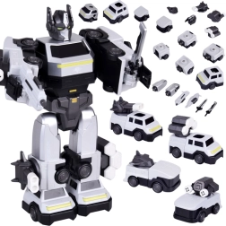 Magnetiline muunduv robot 2in1 – suur figuur tarvikutega