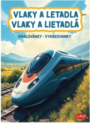 Värvimisraamat „Rongid ja lennukid“ 20 × 27,5 cm