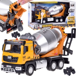 Betoonisegisti heli- ja valgusefektidega