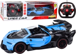 RC sportauto 1:12 avatavate ustega – sinine
