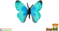 Plastist dekoratiivne liblikas Morpho helena 7 cm
