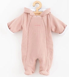 Imiku talvine kapuutsiga kombinesoon New Baby Frosty, roosa, suurus 68