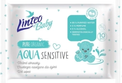 Linteo Baby Aqua Sensitive niisked beebisalvrätikud 10 tk