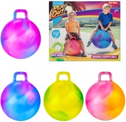 Hüppamispall käepidemega 45 cm värviline