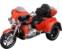HARLEY-DAVIDSON 2021 CVO Tri Glide metallist mootorratta mudel 1:12, oranž