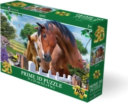 3D pusle – hobused, 100 tükki