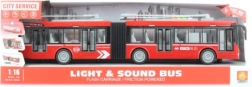 Punane liigendtrollibuss patareidega